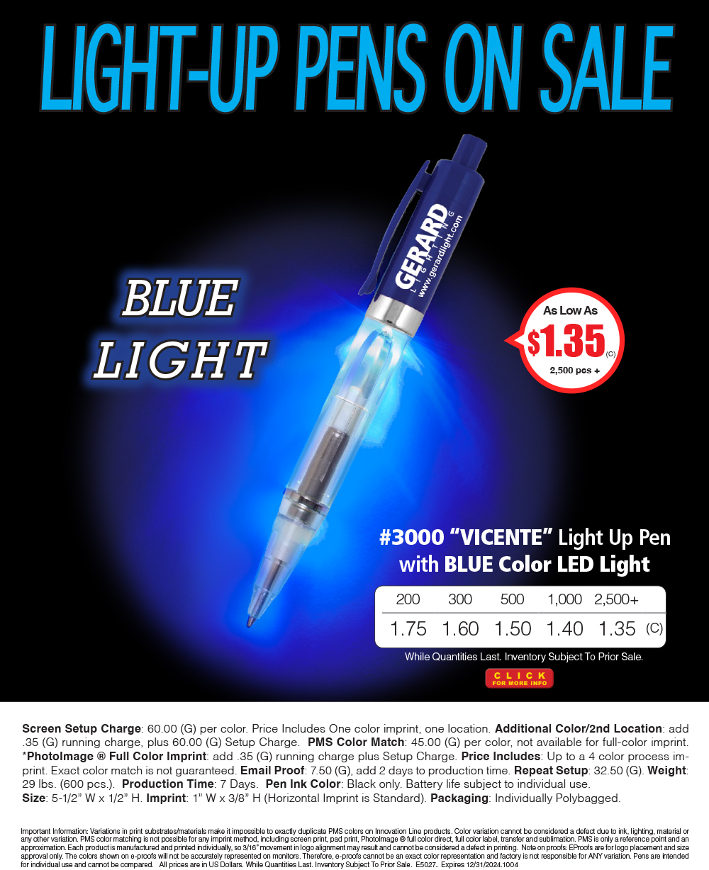 #3000 Light Up Pen