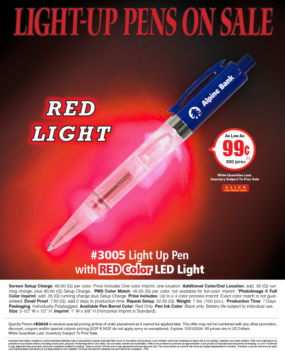 #3005 Light Up Pen