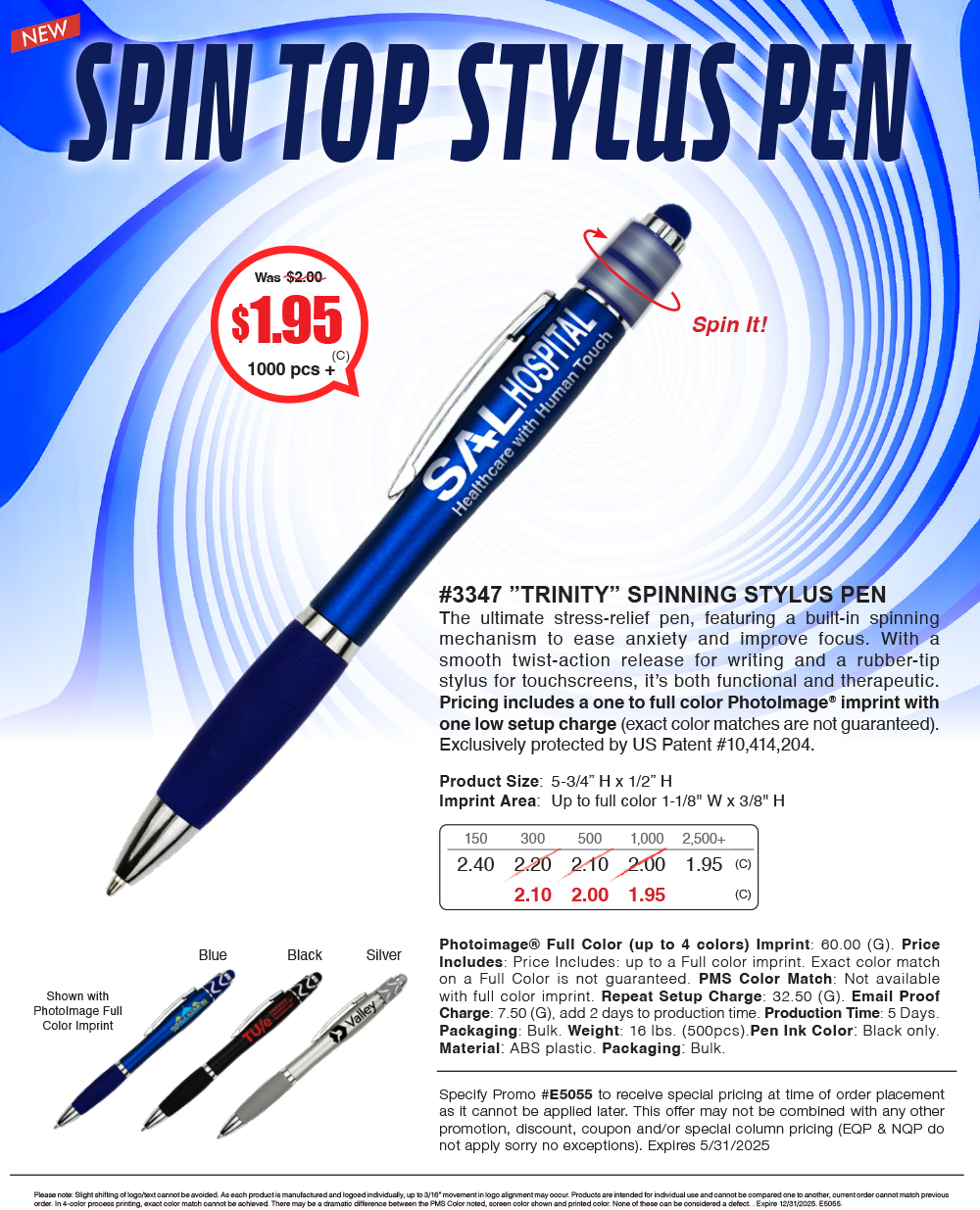 3347 Spinning Stylus Pen