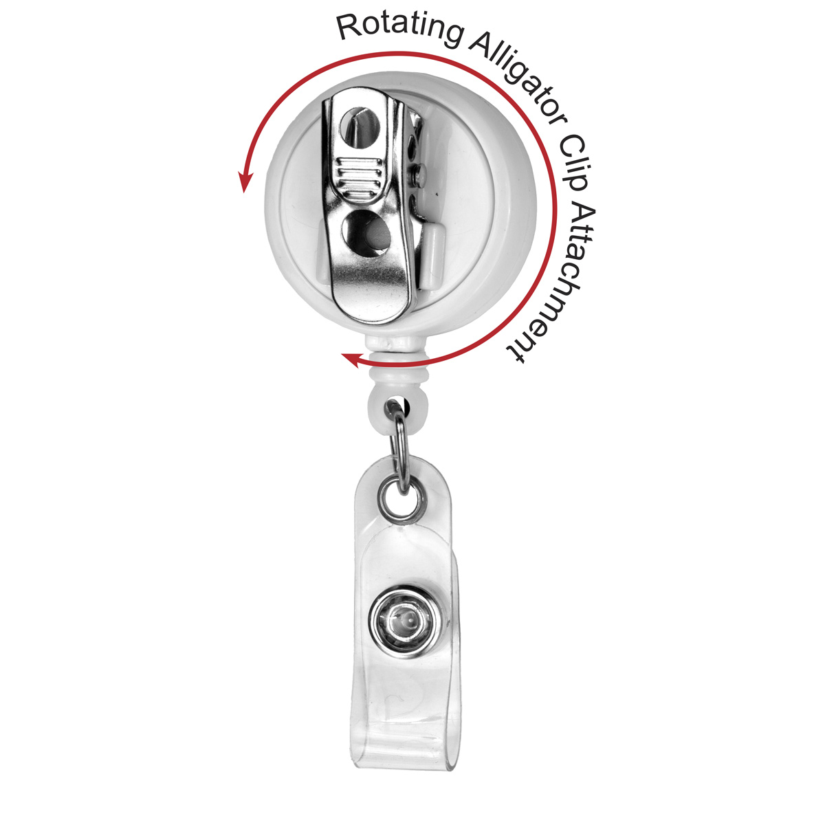 BELLEFONTAINE VL 30 Cord Round Retractable Badge Reel and Badge