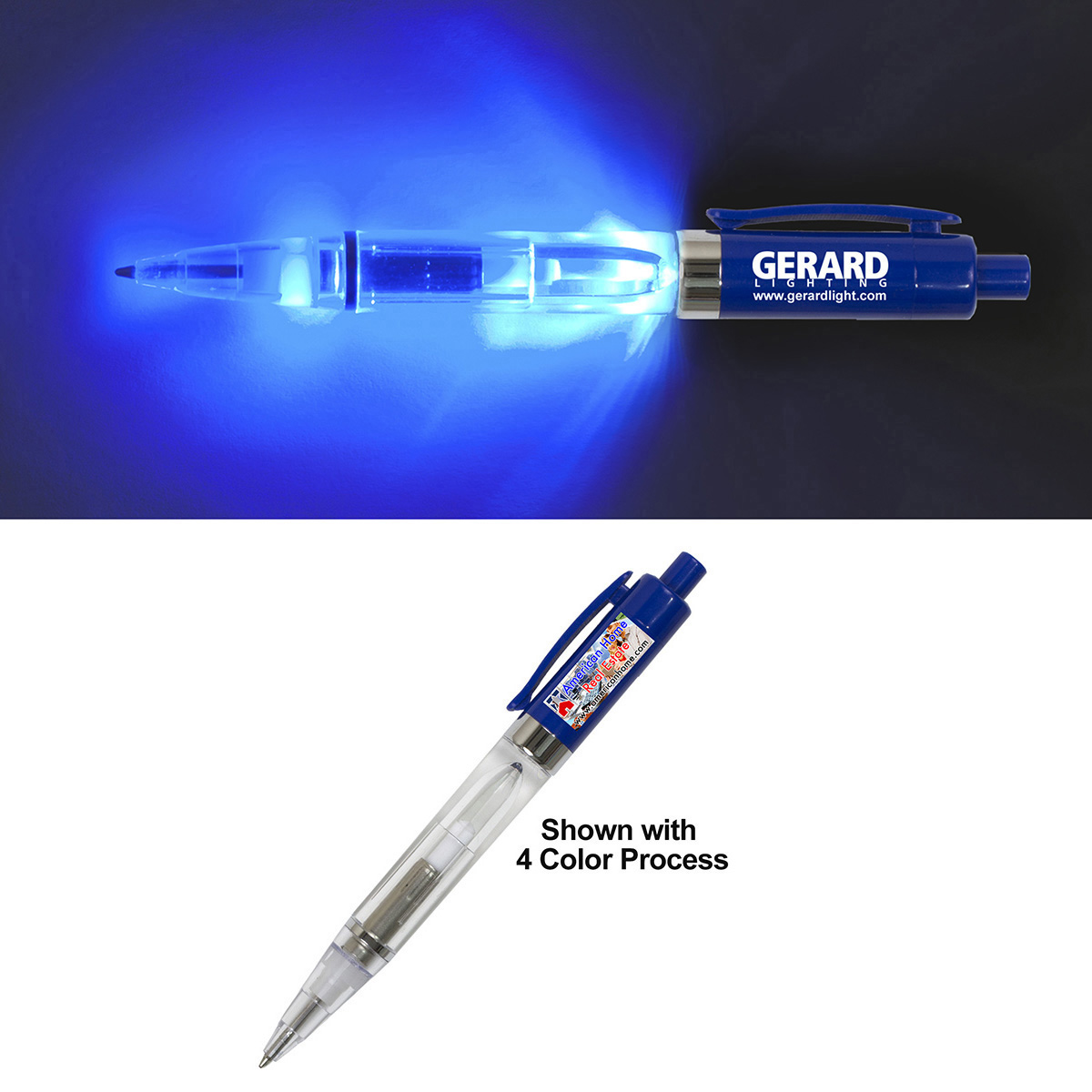 VICENTE Light Up Pen with BLUE Color LED Light - Innovation Line