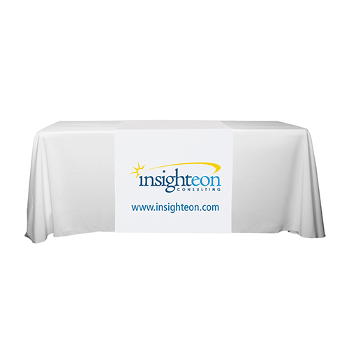 "ROGER SIX" 60 L Table Runners (Spot Color Print) / Accommodates 3 ft Table and Larger